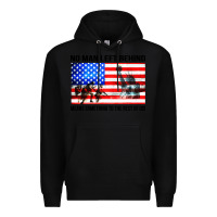 Black no man left behind means something to the rest of us Premium Hoodie - artisFamous