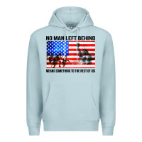 Blue Mist no man left behind means something to the rest of us Premium Hoodie - artisFamous