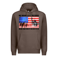 Coffee no man left behind means something to the rest of us Premium Hoodie - artisFamous