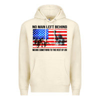 Sandshell no man left behind means something to the rest of us Premium Hoodie - artisFamous