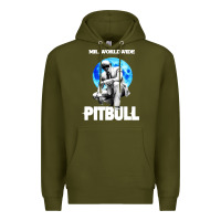 Army Green merch mr worldwide pit bull Premium Hoodie - artisFamous