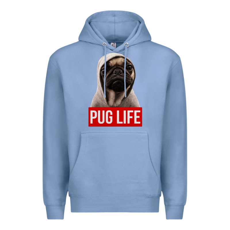 Pug Life Premium Hoodie by artisFamous | Teevron