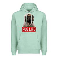 Seafoam pug life Premium Hoodie - artisFamous