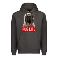 Smoke pug life Premium Hoodie - artisFamous
