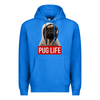 True Royal pug life Premium Hoodie - artisFamous