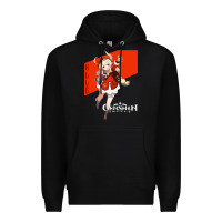 Black Genshin Impact Klee Premium Hoodie - artisFamous