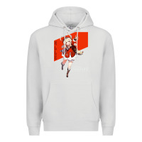 Dove Grey Genshin Impact Klee Premium Hoodie - artisFamous