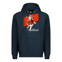 Navy Genshin Impact Klee Premium Hoodie - artisFamous
