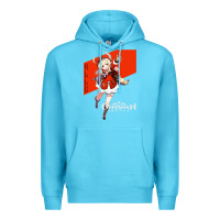 Ocean Blue Genshin Impact Klee Premium Hoodie - artisFamous