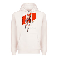Pale Pink Genshin Impact Klee Premium Hoodie - artisFamous