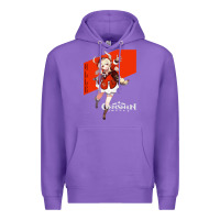 Purple Genshin Impact Klee Premium Hoodie - artisFamous