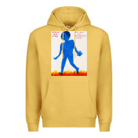 Antique Gold walk davids on fire Premium Hoodie - artisFamous