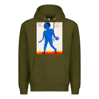Army Green walk davids on fire Premium Hoodie - artisFamous
