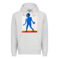 Dove Grey walk davids on fire Premium Hoodie - artisFamous