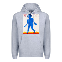 Heather Grey walk davids on fire Premium Hoodie - artisFamous