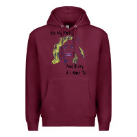 Burgundy It's My Party And I'll Cry If I Want To happy christmas Premium Hoodie - artisFamous