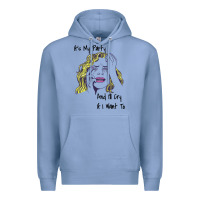 Colony Blue It's My Party And I'll Cry If I Want To happy christmas Premium Hoodie - artisFamous