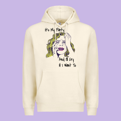 It's My Party And I'll Cry If I Want To Happy Christmas Premium Hoodie Designed By Artisfamous