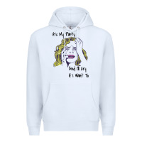 White It's My Party And I'll Cry If I Want To happy christmas Premium Hoodie - artisFamous