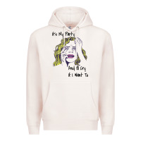 Pale Pink It's My Party And I'll Cry If I Want To happy christmas Premium Hoodie - artisFamous