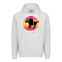 Dove Grey neil crazy horse Premium Hoodie - artisFamous
