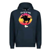 Navy neil crazy horse Premium Hoodie - artisFamous