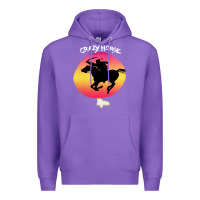 Purple neil crazy horse Premium Hoodie - artisFamous