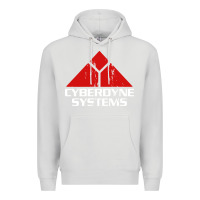 Dove Grey cyber dyne systems Premium Hoodie - artisFamous