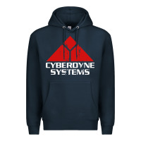 Navy cyber dyne systems Premium Hoodie - artisFamous