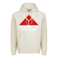 Oatmeal Heather cyber dyne systems Premium Hoodie - artisFamous