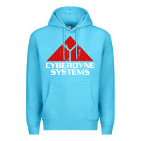 Ocean Blue cyber dyne systems Premium Hoodie - artisFamous