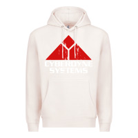 Pale Pink cyber dyne systems Premium Hoodie - artisFamous