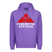 Purple cyber dyne systems Premium Hoodie - artisFamous