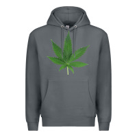 Rock Weed leaf Premium Hoodie - artisFamous