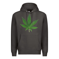 Smoke Weed leaf Premium Hoodie - artisFamous