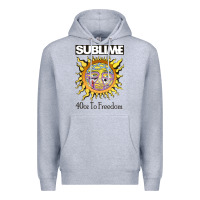 Heather Grey sunflower sublime 40oz to freedom Premium Hoodie - artisFamous
