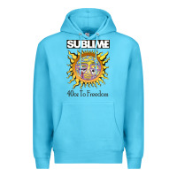 Ocean Blue sunflower sublime 40oz to freedom Premium Hoodie - artisFamous