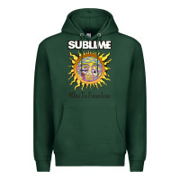 Sports Green sunflower sublime 40oz to freedom Premium Hoodie - artisFamous