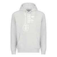 Dove Grey rebel bass Premium Hoodie - artisFamous