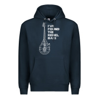 Navy rebel bass Premium Hoodie - artisFamous