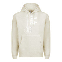 Oatmeal Heather rebel bass Premium Hoodie - artisFamous