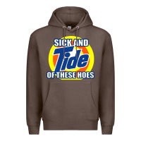 Coffee sick and tide of these hoes Premium Hoodie - artisFamous