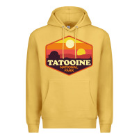 Antique Gold tatooine national park Premium Hoodie - artisFamous