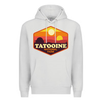 Dove Grey tatooine national park Premium Hoodie - artisFamous