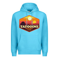 Ocean Blue tatooine national park Premium Hoodie - artisFamous