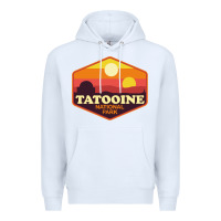 White tatooine national park Premium Hoodie - artisFamous