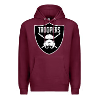 Burgundy troopers Premium Hoodie - artisFamous