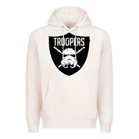Pale Pink troopers Premium Hoodie - artisFamous