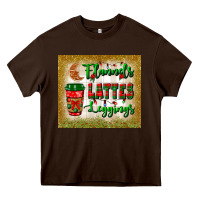 Chocolate Brown flannels lattes leggings tumbler Heavy Core Tee - BundleAndBundleShop