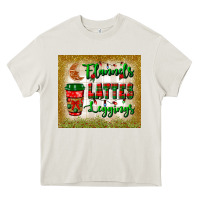 Cream flannels lattes leggings tumbler Heavy Core Tee - BundleAndBundleShop